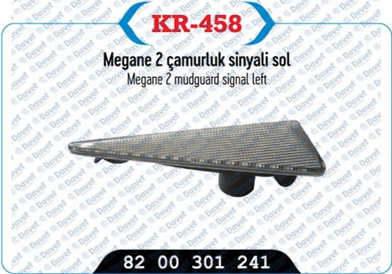 KAYA KR-458 Camurluk Sinyali Sol Megane Ii 03-08